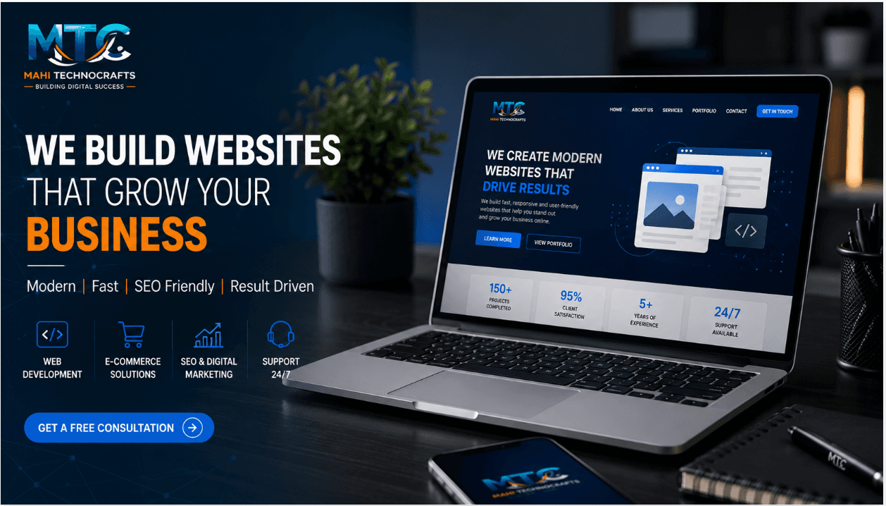 Mahi Technocrafts, the best website development agency in Bhopal, Madhya Pradesh
